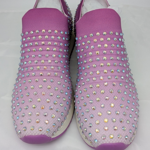 Reaction Kenneth Cole Pink Rhinestone Sneakers - Picture 1 of 5